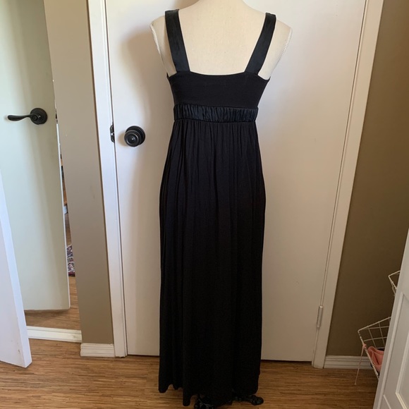 Kensie Maxi Dress XS Black Sleeveless Empire Waist - Picture 5 of 9